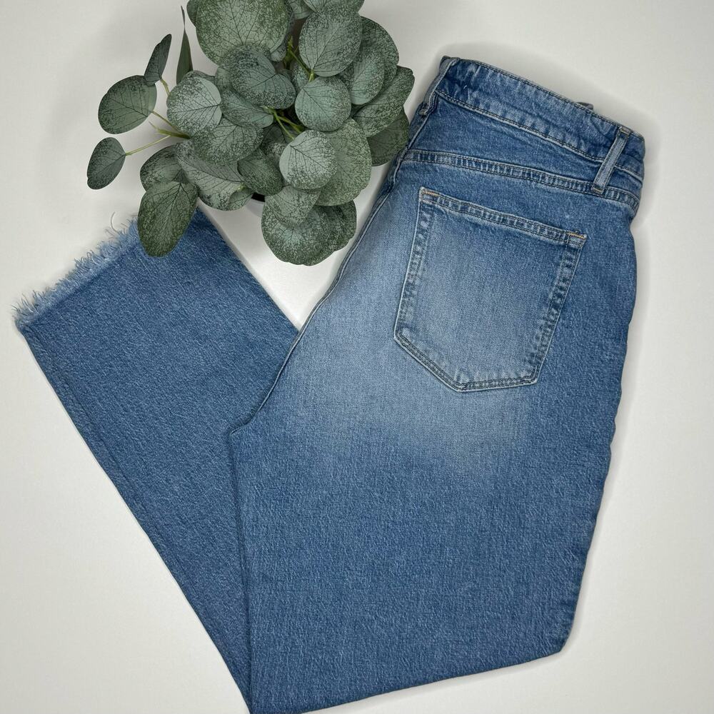 LOFT | The Curvy Straight Crop Jean